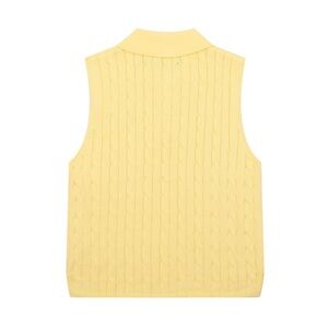 Sunny Cable Knit Sweater Vest